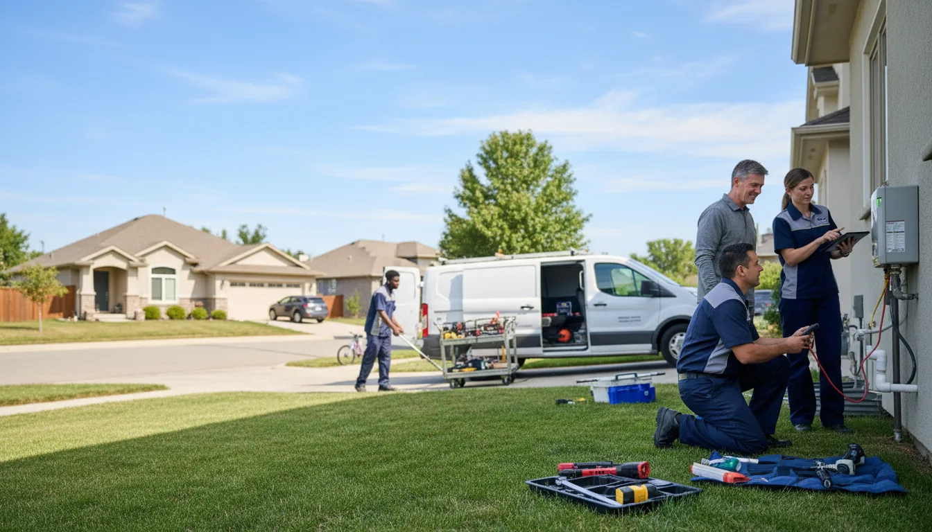 Tankless water heater service in Cushing, IA